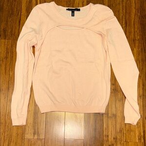 White House Black Market Blush Pink Sweater
